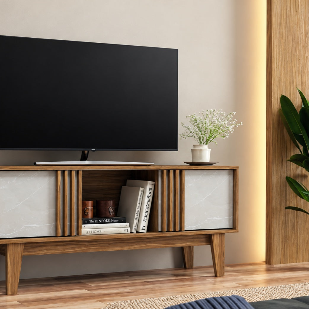 Mueble de TV bajo en living